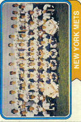 1974 Topps Baseball Cards      056      New York Mets TC